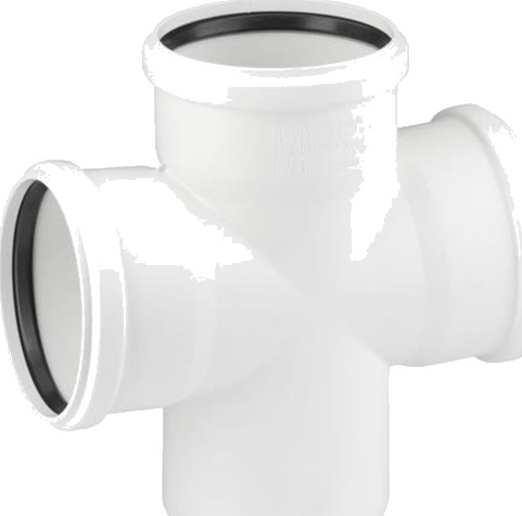 20 stk RAUPIANO DOBBELT MANIFOLD DN125/110/110/45GR Hvit