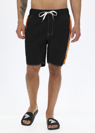 Ocean Beachshorts Black/Orange 2xl Badebukser Ocean Beachshorts Black/Orange 2xl Badebukser