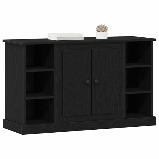 Serviesskap Svart Eik 100 x 35,5 x 60 cm Konstruert tre Serviesskap Svart Eik 100 x 35,5 x 60 cm Konstruert tre