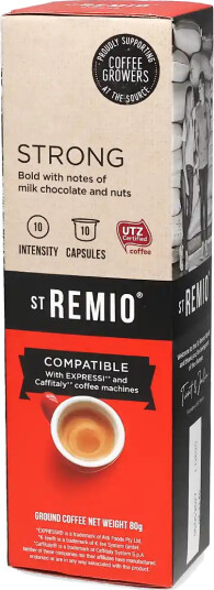 St. Remio | Strong 10 kapsler til Caffitaly
