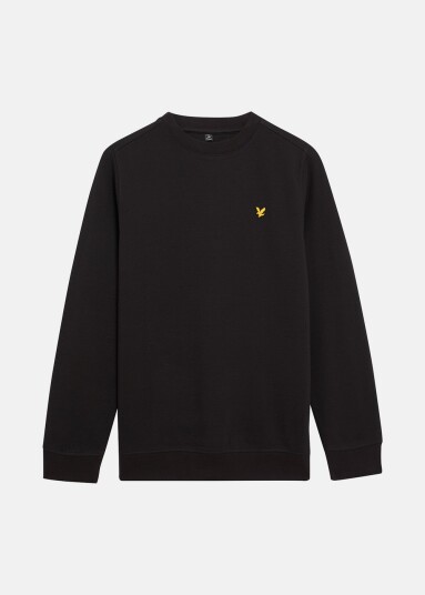 Lyle&Scott Fly Fleece Crew Jet Black 15 16 Sweatshirts