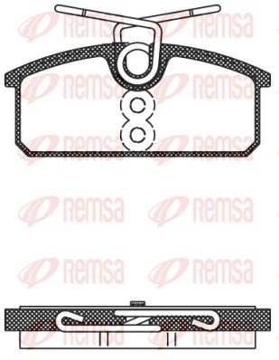 Bremseklosser REMSA 1424.00