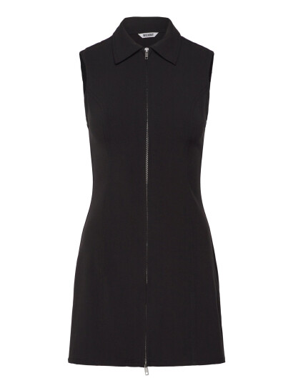 Weekday Zip Dress - Black - 34