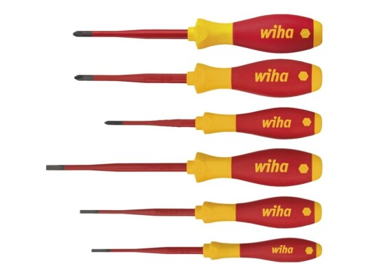Wiha Softfinish Electric Slimfix 3201 - Skrutrekkersett - 6 Deler