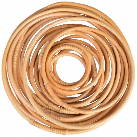 Infinity Hearts Bamboo Ring 10 30cm 25 stk 