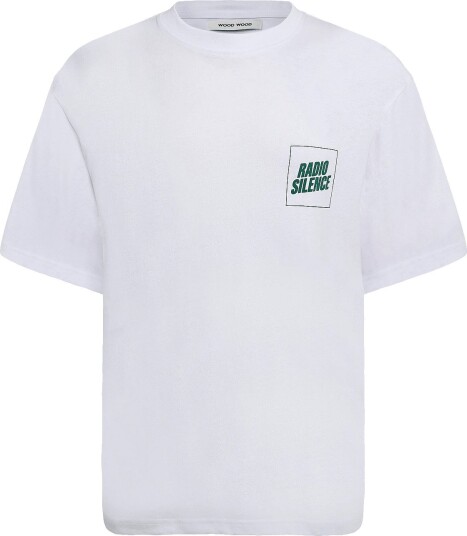 WOOD WOOD Wwgary Radio Tee 25220 White M