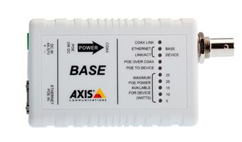 Axis T8640 PoE+ Adapter for Koaksialkabel - Sikkerhetsløsning Axis T8640 PoE+ Adapter for Koaksialkabel - Sikkerhetsløsning