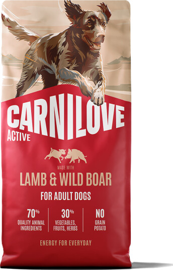 Carnilove Tørrfôr til Voksne Hunder med Lam og Villsvin 1,5 kg