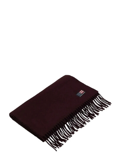 Lexington Clothing Recycled Wool Blend Scarf - Burgundy - ONE SIZE