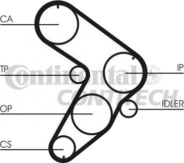 Registerrem CONTITECH CT599 Registerrem CONTITECH CT599