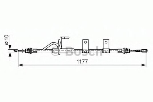 Bremsewire BOSCH 1 987 482 404
