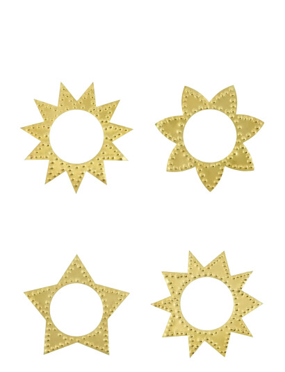 HOUSE DOCTOR Servietringe Hdring Antik Messingfinish Guld 8.5X8.5X1 cm