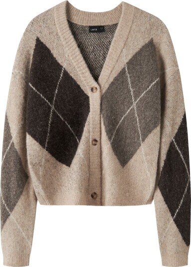 LMTD Nlfkleaveharlekin Ls Short Knit Cardigan PEYOTE 170 176