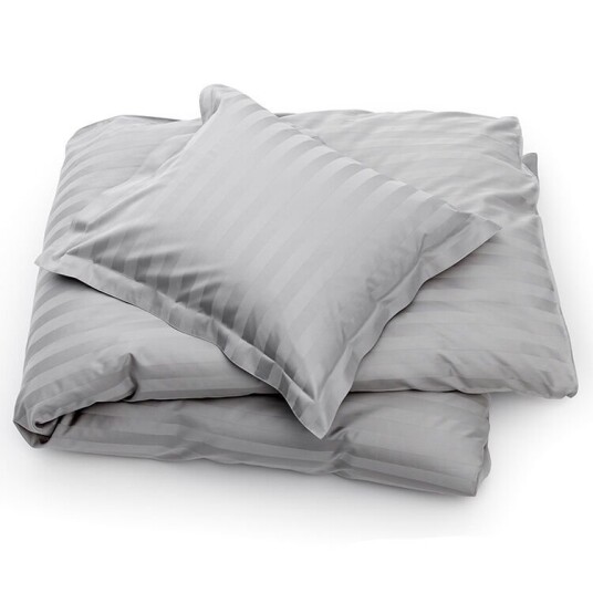 Dux Dynetrekk Classic Satin Grey Stripe (Størrelse: 140x220)