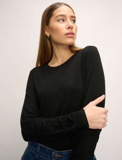 Noella Ayla Knit Sweater Black XXL