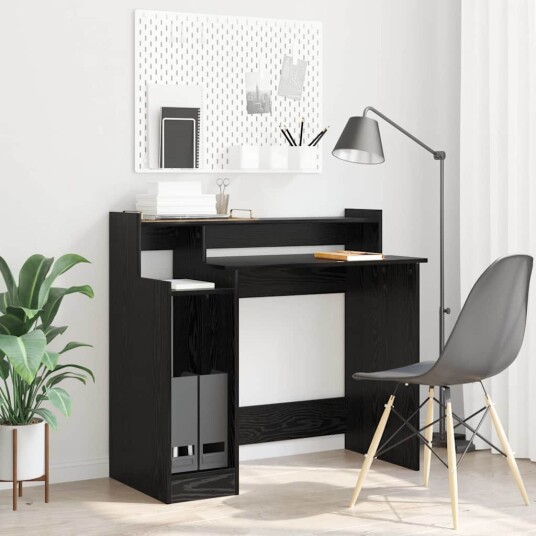  Skrivebord Svart eik 97 x 45 x 90 cm Konstruert tre