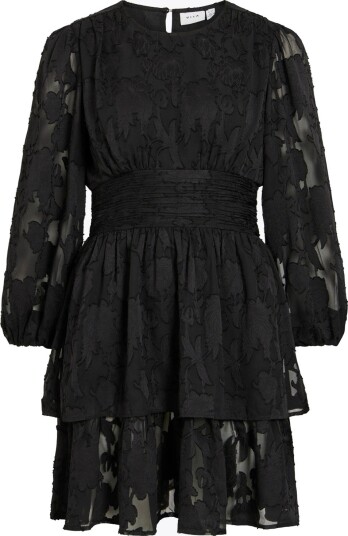 Vila Rinda Long Sleeve Short Dress Sort 42