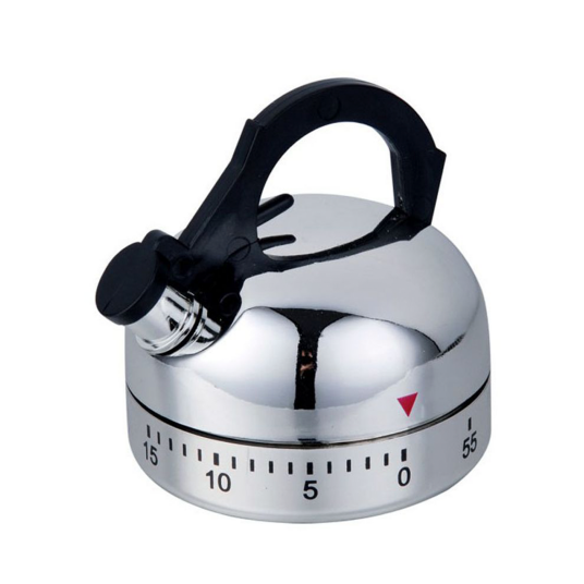 XII Teapot Kjøkkentimer KXD0006 Unisex Kvarts urverk Rustfritt stål