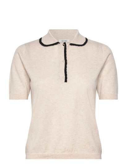 nué notes Ocean Poloshirt Cream XL