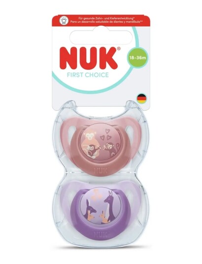Nuk First Choice Monkey/Kangaroo Size 18 36 Months Purple Nuk First Choice Monkey/Kangaroo Size 18 36 Months Purple