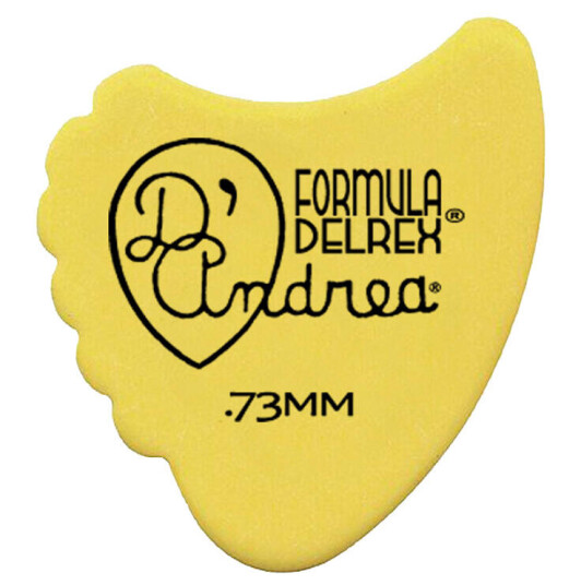 D'Andrea Delrex 390 - 0,73 Medium YellowRiffle Pack 72 Pcs