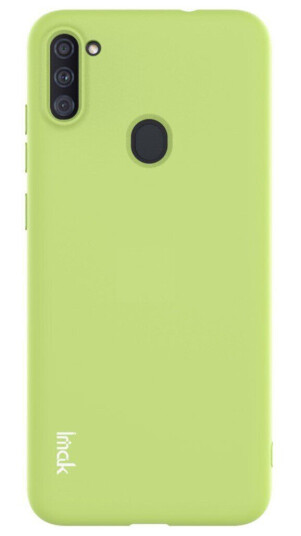 IMAK Samsung Galaxy M11 - IMAK Mat Fleksibelt Deksel - Grøn