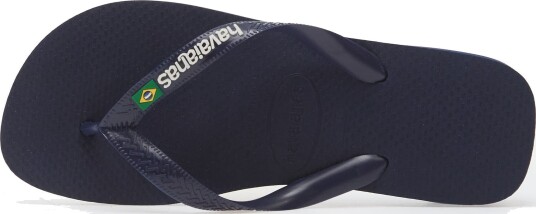Havaianas Men's Brasil Logo 43/44, Navy Blue Havaianas Men's Brasil Logo 43/44, Navy Blue