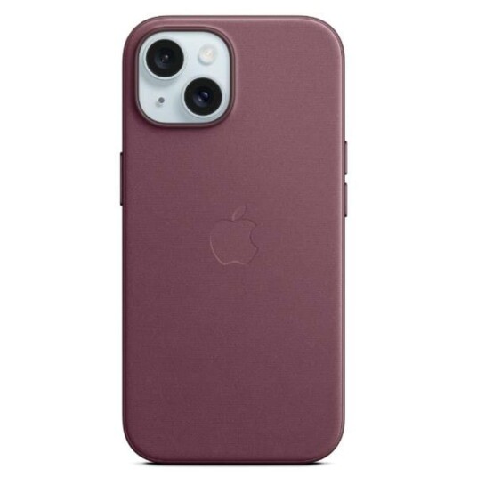 Apple iPhone 15 Magsafe FineWoven Deksel Mulberry Apple iPhone 15 Magsafe FineWoven Deksel Mulberry