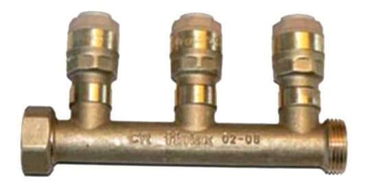 Høiax Push Fordeler 15mm x 3/4"3 Høiax Push Fordeler 15mm x 3/4"3