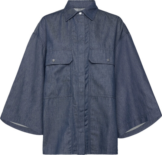 Closed Boyfriend Shirt Blue S
