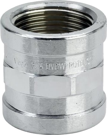 Fix-Pro Forkromet Messing Muffe 1/2"
