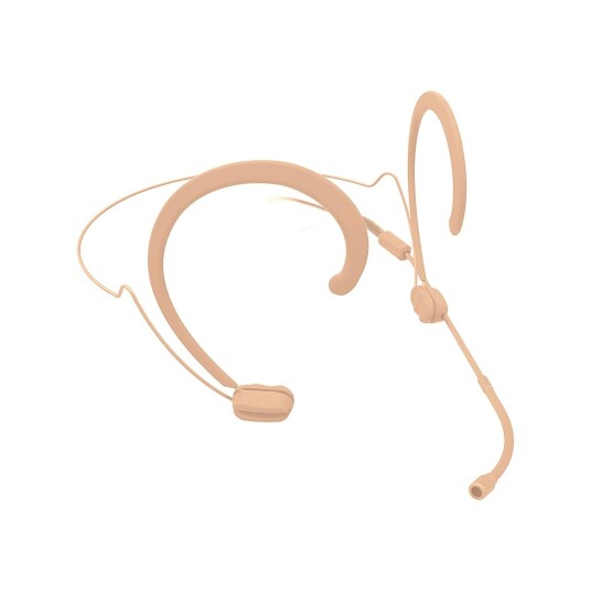 Jts Cm-808 Hodebøylemikrofon Omni Beige. Utskiftbar Kabel