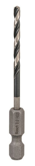 Bosch HSS Spiralbor 3,0 mm for Metall - 72 mm Lengde