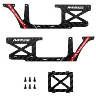 OMP OSHM2326R Fuselage Carbon Panel Set Red