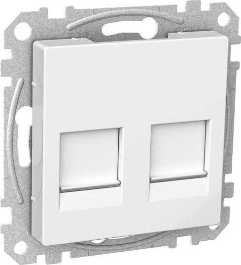 Schneider Electric Systimax Midtplate For 2 Koblinger