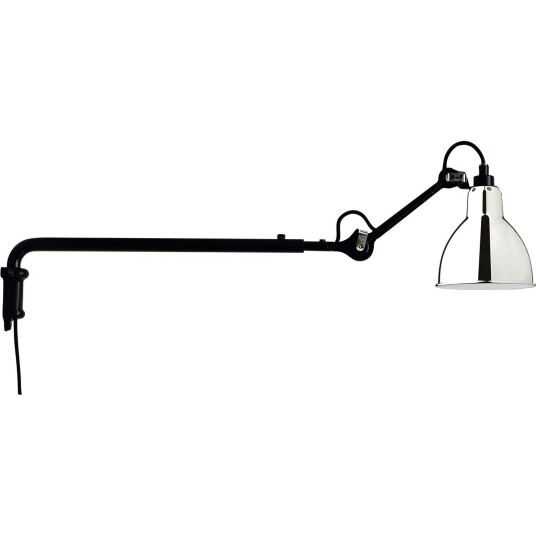 La Lampe Gras N°203 Vegglampe Svart / Chrome