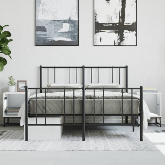  Nattbord med glassdører 2 stk hvit 35x37x50 cm 8721012214699