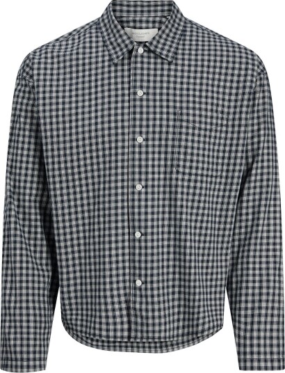Jack & Jones Joraustin Clean Check Shirt Ls Sn   SKY CAPTAIN   XL