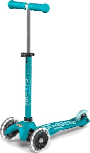 Micro Mini Deluxe LED Scooter Aqua MMD076