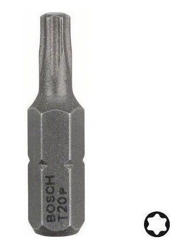 Bosch T20 Heksagonal Bits 25mm 3-pakning for Tre og Stål