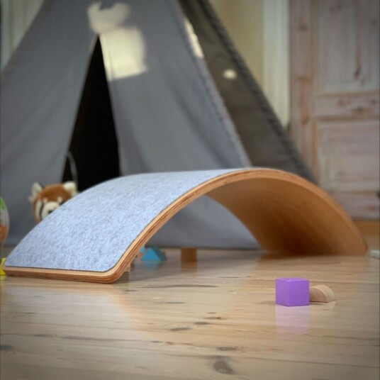 Sagababy Balansebrett Large Grey Filt Sagababy Balansebrett Large Grey Filt