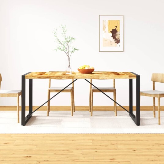 vidaXL Spisebord grovt mangotre 180 cm vidaXL Spisebord grovt mangotre 180 cm