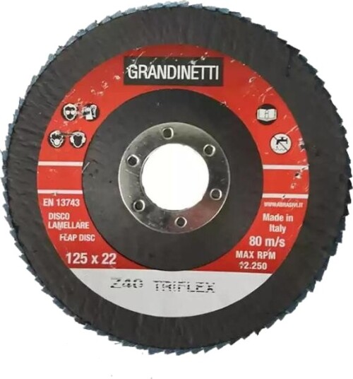 Grandinetti L125Z040TFC Slipeskive, vinkelsliper Grandinetti L125Z040TFC Slipeskive, vinkelsliper