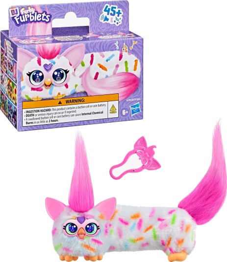 Furby Dj Furblet Interaktivt Kosedyr Berry-Cup-Cake