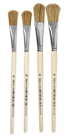 Lakkpensler Creativ Company Nr 10+16 4 stk/1 Pk