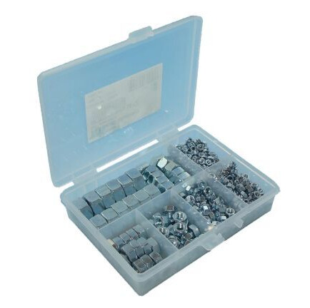 Tilka 80057 Muttersortiment M4-M16 FZB, DIN934, INNHOLD 500 STK