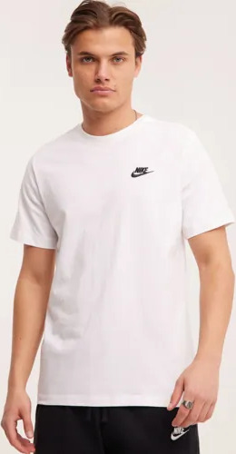 Nike M Nsw Club Tee Kortermede t shirts Hvit