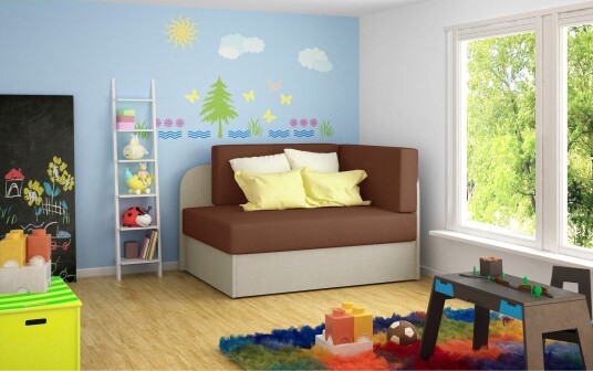 Crenviz Sovesofa Brun/Beige