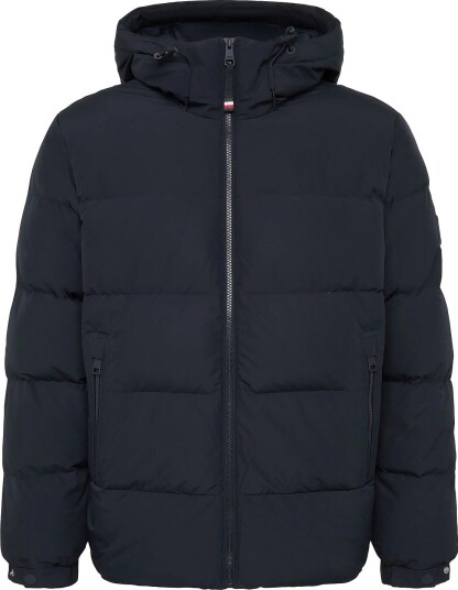 Tommy Hilfiger Down Hooded Puffer Jkt   NAVY BLUE   S
