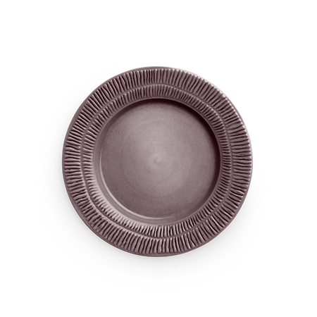 Mateus Stripes Tallerken 28 cm Plomme